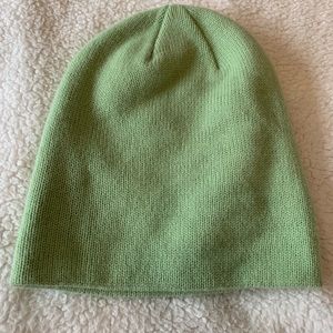 Light green beanie